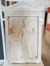 Marble Funerary Stele Woman
