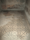 Geometric Design Floor Mosaic